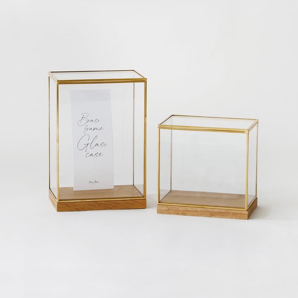 BRASS Frame Display BOX Wide (S) Size 1 Piece SI-107786