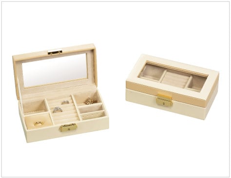 Jewelry box with window Carol Collection 1 piece JB-770