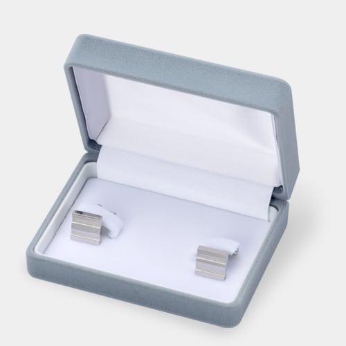 Cufflink case flocky series 10 pieces SA-201-C