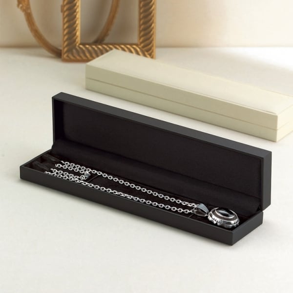 Necklace/bracelet case Leather-like paper GT series 10 pieces GT-55-NBL