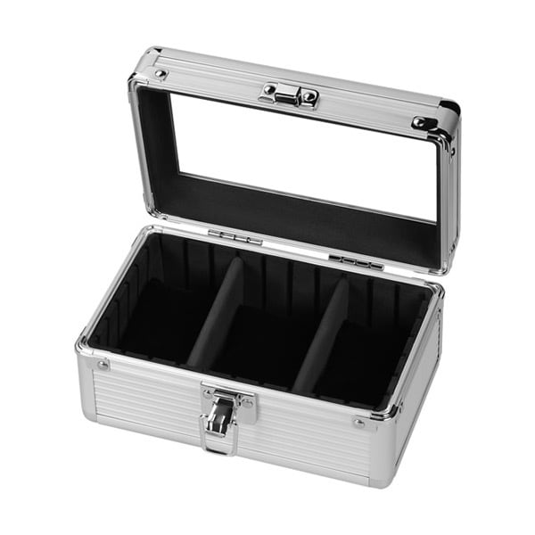 3 watch collection case, 3 watch case, aluminum SE-54013-AL