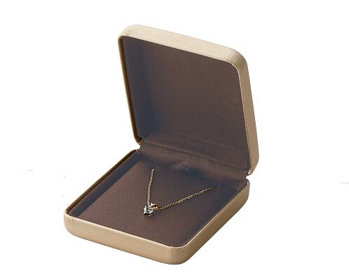 Necklace/pendant case gold color metallic series 12 pieces AR-P50ML