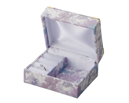 Floral pattern jewelry box S size jewelry box 12 pieces AR-405HP