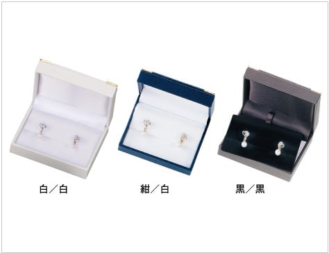 Earrings L size square type with corner metal fittings NOELLE COLLECTION 12 pieces AO-TE-203