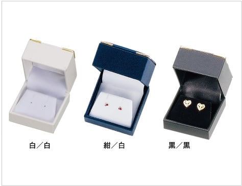 Earrings/Earrings S size Square type with corner metal fittings NOELLE COLLECTION 12 pieces AO-E-201