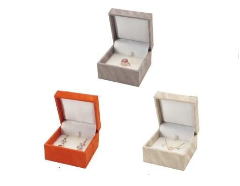 Square jewelry case M size Earrings/rings/necklace mount Corner metal fittings ERIS COLLECTION 12 pieces AO-REP-202E