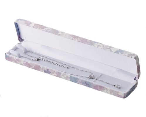 Necklace case floral pattern L size Floral series 12 pieces AR-N1HP