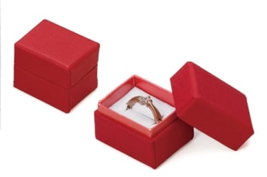 Mini box for pinky rings and baby rings, paper box for petit rings and earrings, 20 pieces PC-601