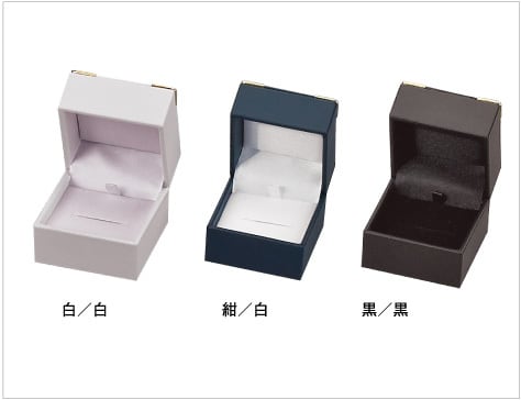 Case for earrings, rings, and pendants Square type with corner metal fittings NOELLE COLLECTION 12 pieces AO-REP-106