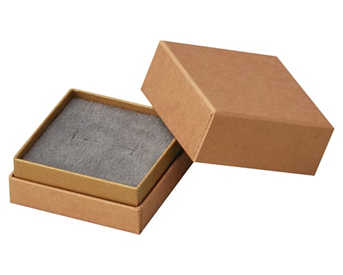 Spigot-type paper box for rings, earrings, and pendants, square L size, 20 pieces AR-REP234