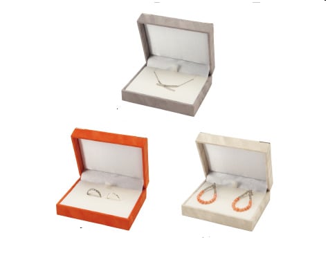 Square jewelry case L size Earrings/rings/necklace mount Compatible with pairing Corner metal fittings ERIS COLLECTION 12 pieces AO-REP-203E