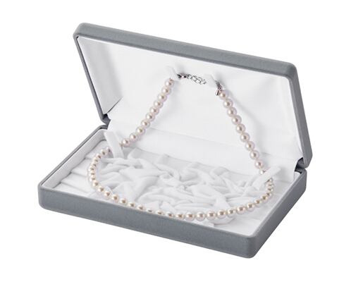 Pearl necklace case 1/2/3 piece case Flocky series 5 pieces SA-701-N/NE/NER