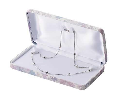 Pearl necklace case floral pattern floral series 12 pieces AR-N3HP