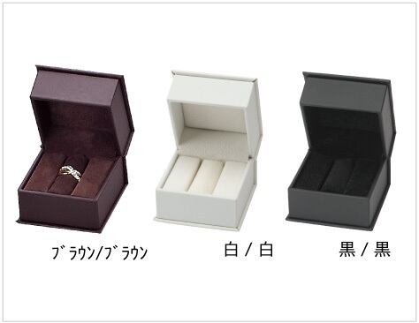 Ring case Box with ring rod Synthetic leather case Blair collection 12 pieces RA-101B