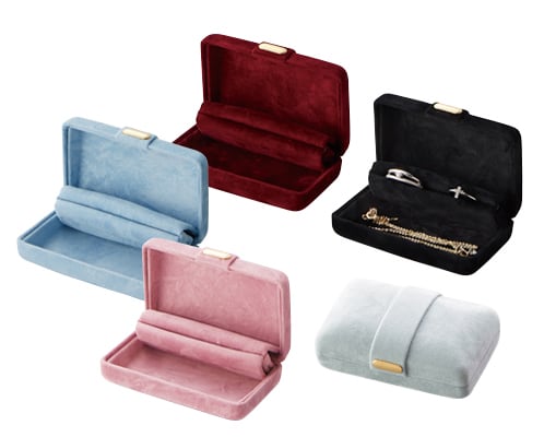 Accessory jewelry box travel jewelry case 12 pieces AR-103