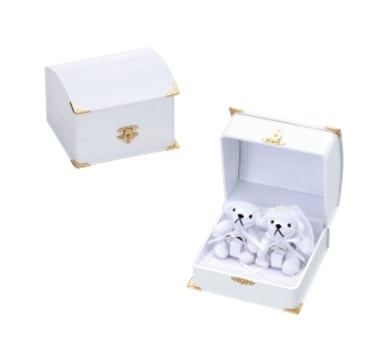 Bradil Ring Case Marriage Bear Renewal for Wedding Rings 6 pieces MA-010