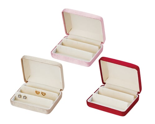 Pear travel jewelry case 12 pieces AR-102