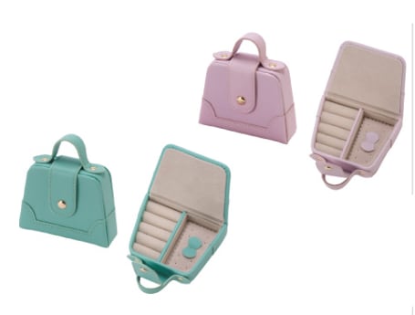 New color mini bag type jewelry box 5 pieces AO-NTR-08