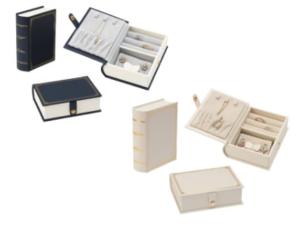 Book-shaped jewelry box 5 pieces AO-JB-113