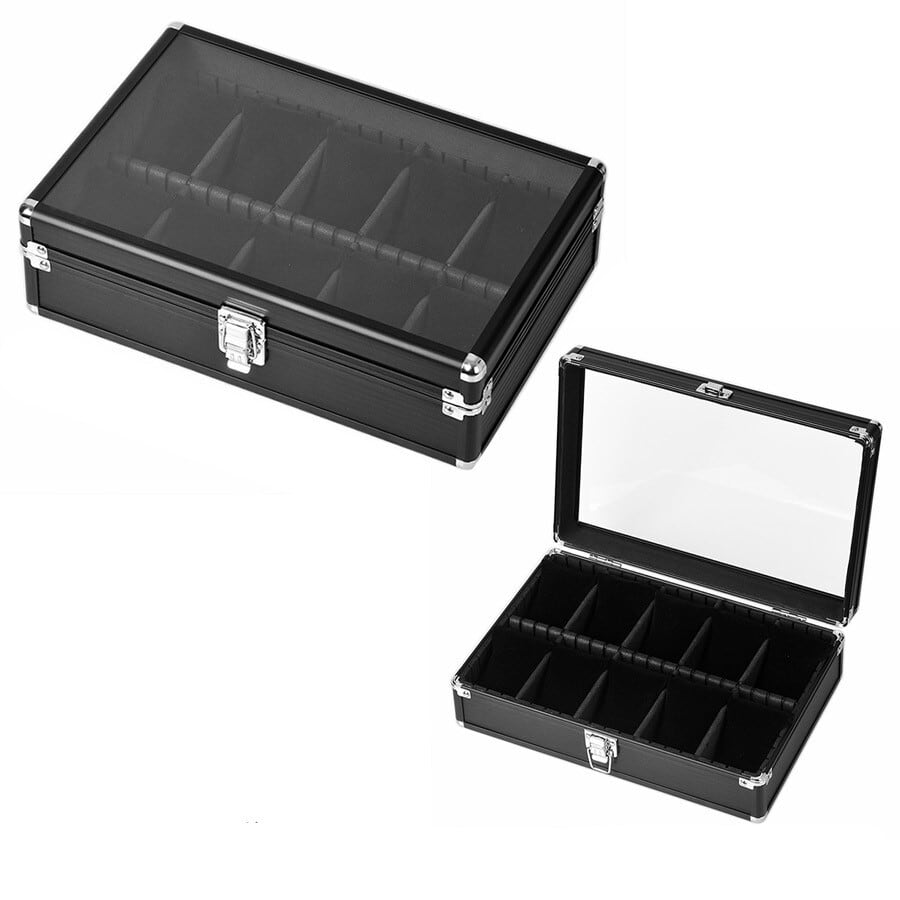 10 watches storage case Aluminum watch collection case SE-WC-10AL