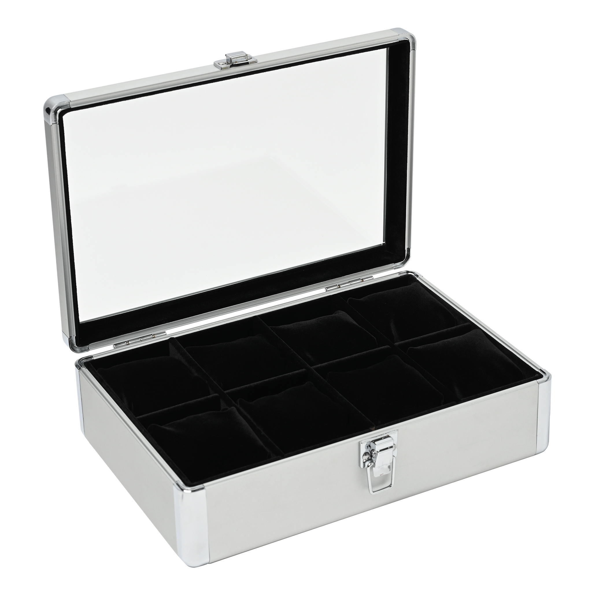 Aluminum watch case for 8 pieces Watch collection case for 8 pieces Aluminum 1 piece unit ES-SE54030AL