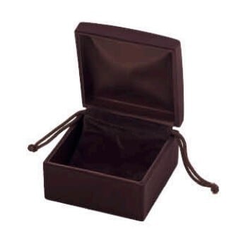 Jewelry case free with drawstring pouch Flocky fabric RS series 10 pieces RS-140-PO