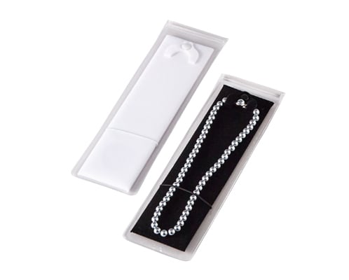 Necklace storage case with vinyl 20 pieces AR-565